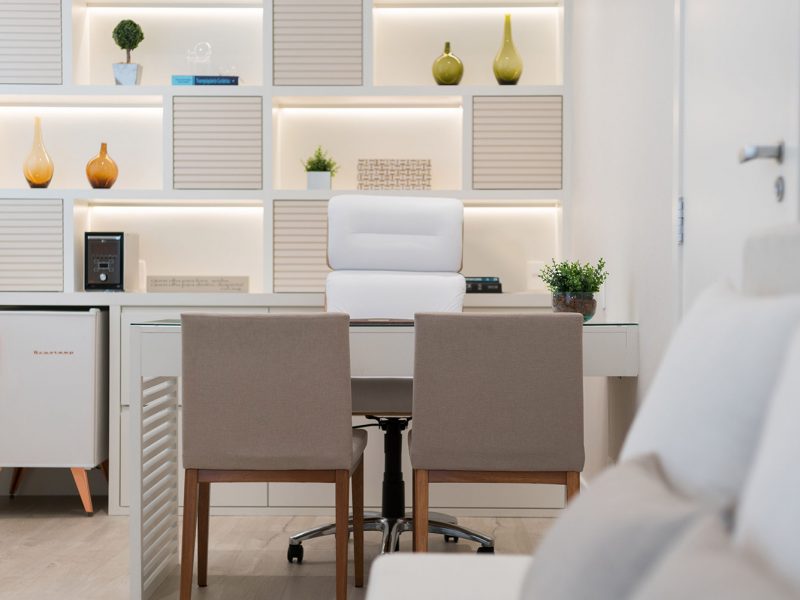 Consultório Decoração Clean