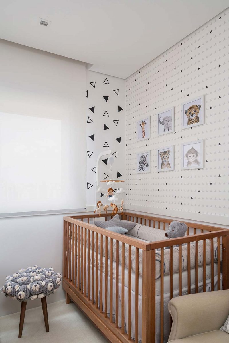 quarto de bebe decorado safari
